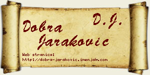 Dobra Jaraković vizit kartica